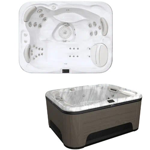 Hydropool Self-Cleaning 379 Gold hot tub